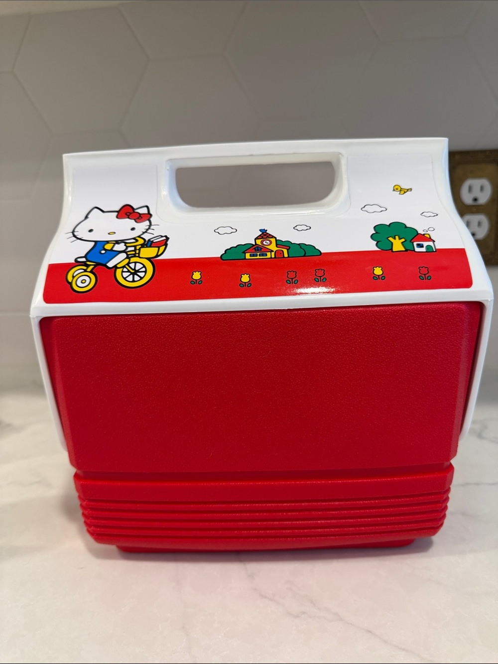 Hello Kitty Red and White Igloo Cooler